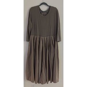 Manuelle Guibal Brown Two Tone Dress Size 3